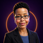 3D animated founder portrait of Vikki Carter, founder of Prosperous Marketing